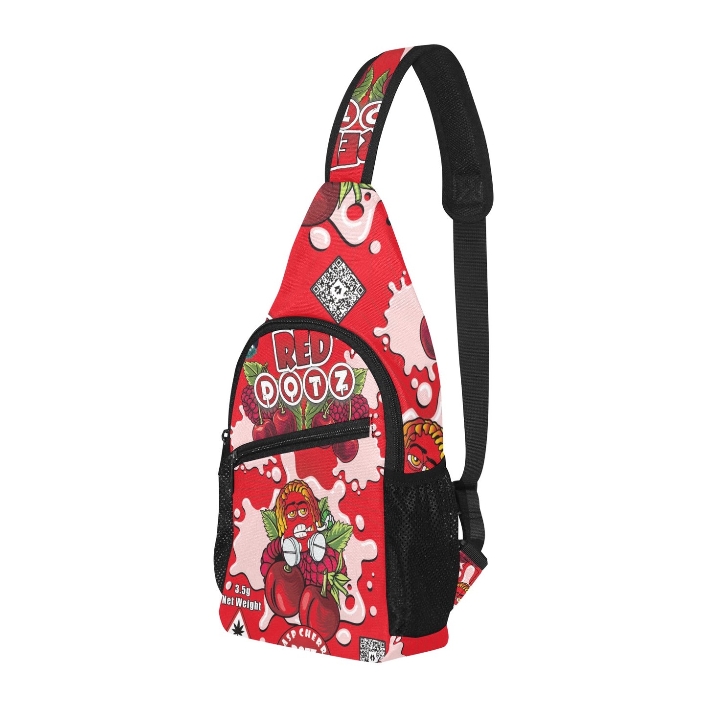 Red DOTZ Chest Bag