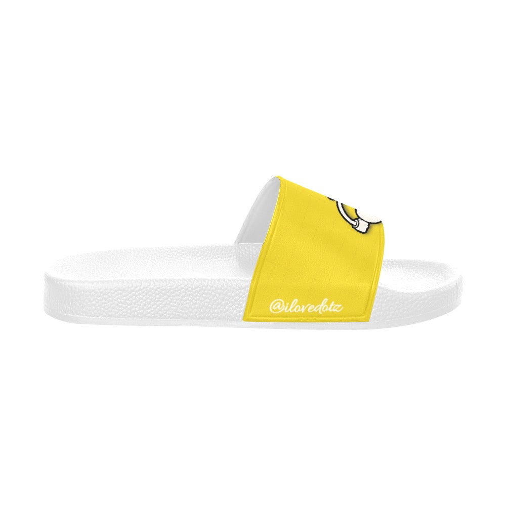 Yellow DOTZ Men's Slide Sandals