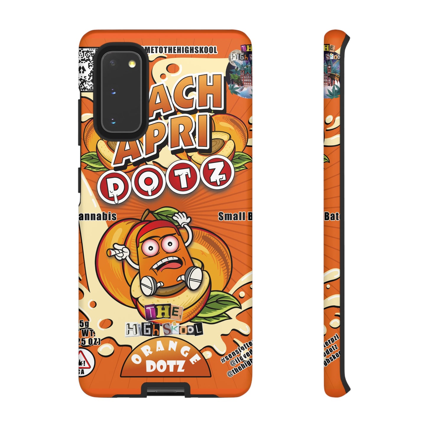 Orange DOTZ Tough Cases