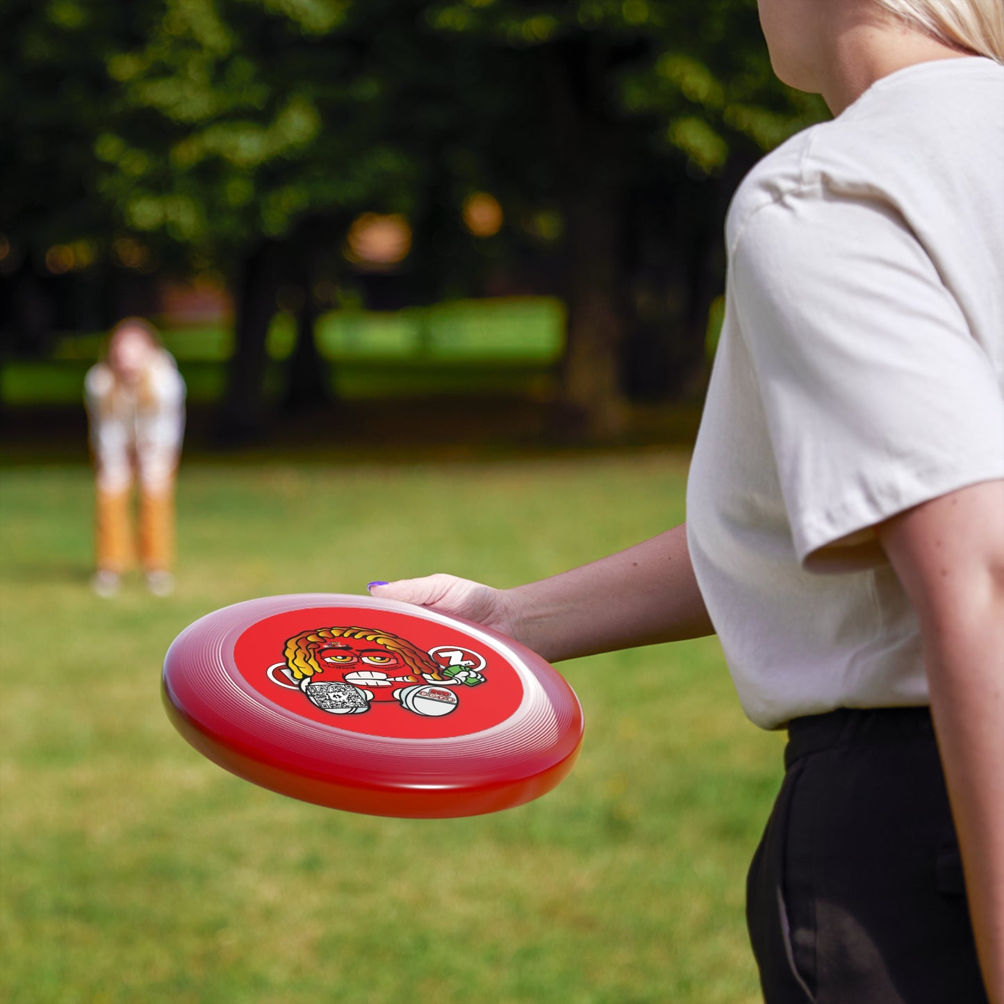 Red DOTZ Wham-O Frisbee