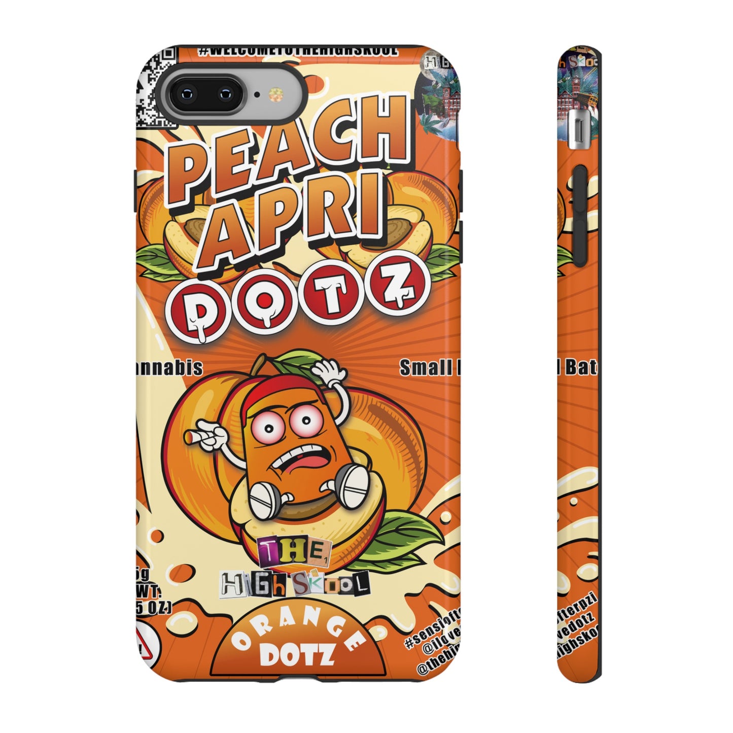 Orange DOTZ Tough Cases