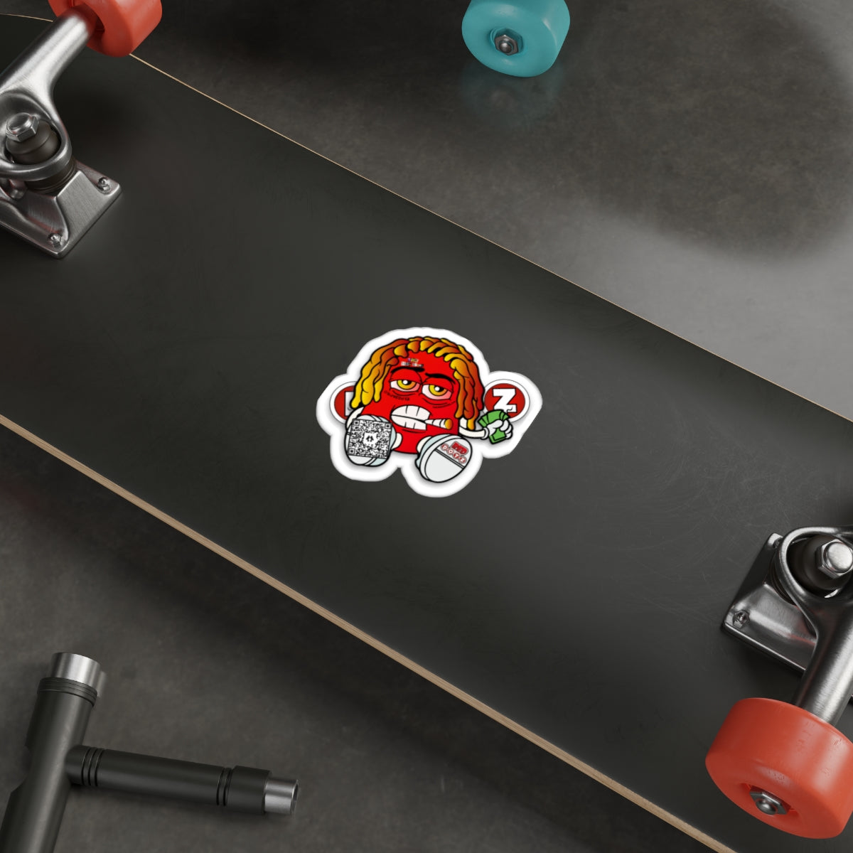 Red DOTZ Die-Cut Stickers