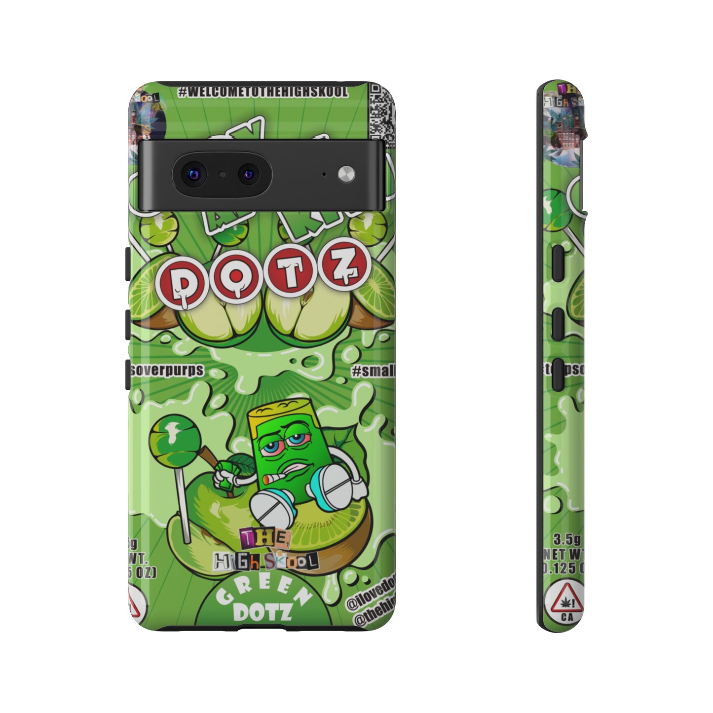 Green DOTZ Tough Cases