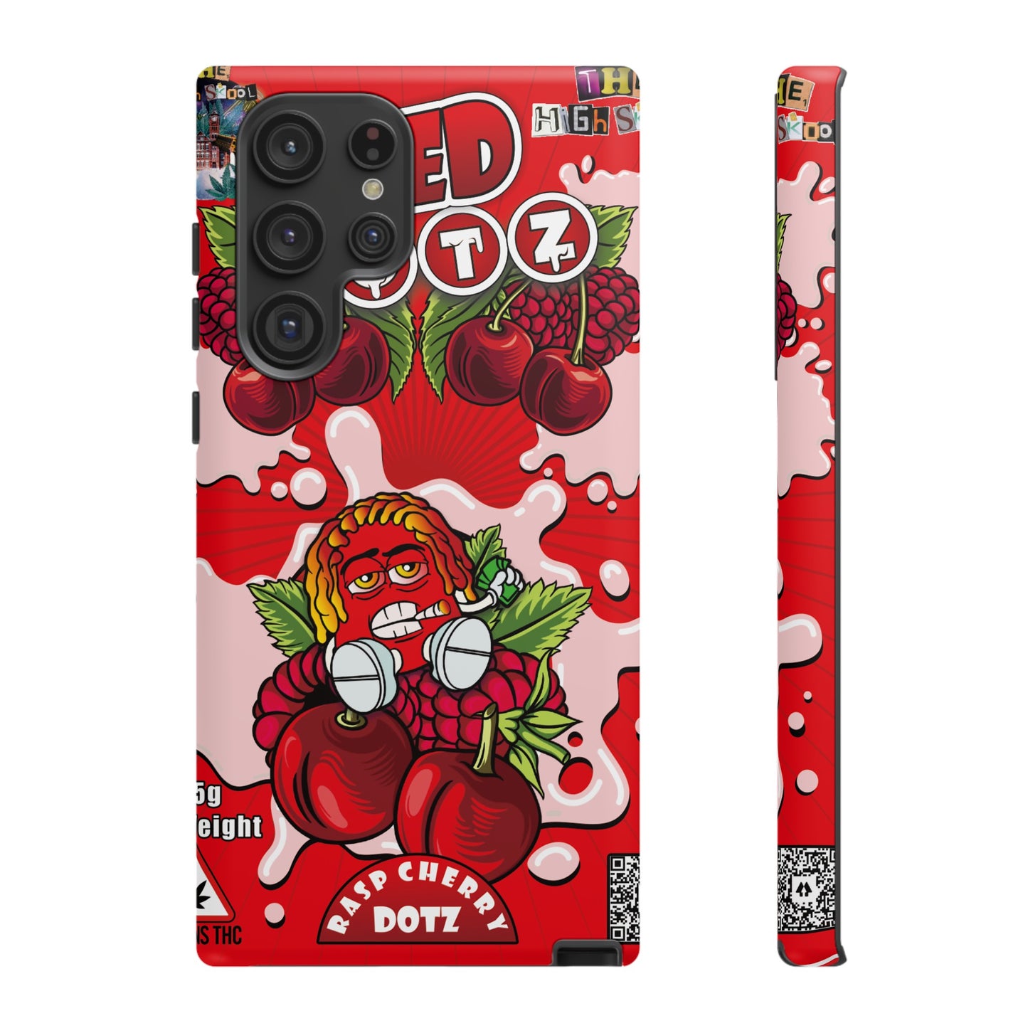 Red DOTZ Tough Cases