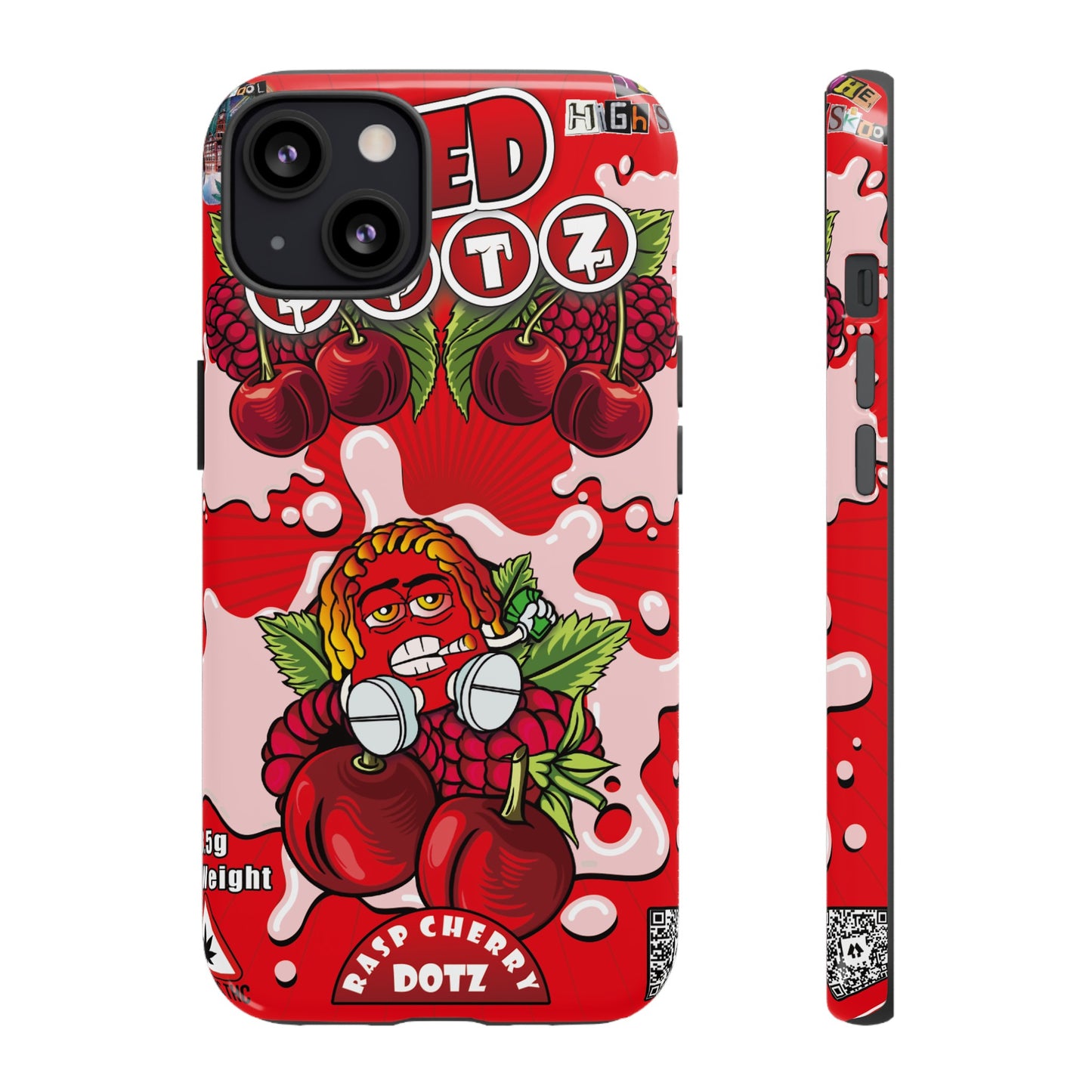 Red DOTZ Tough Cases