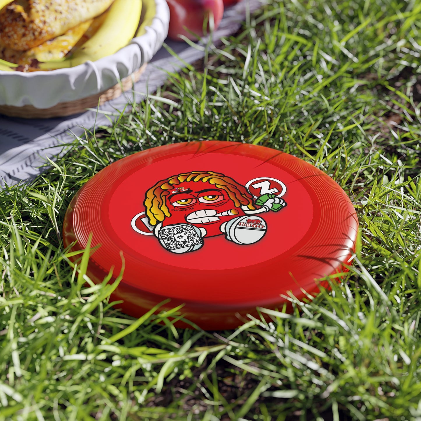 Red DOTZ Wham-O Frisbee