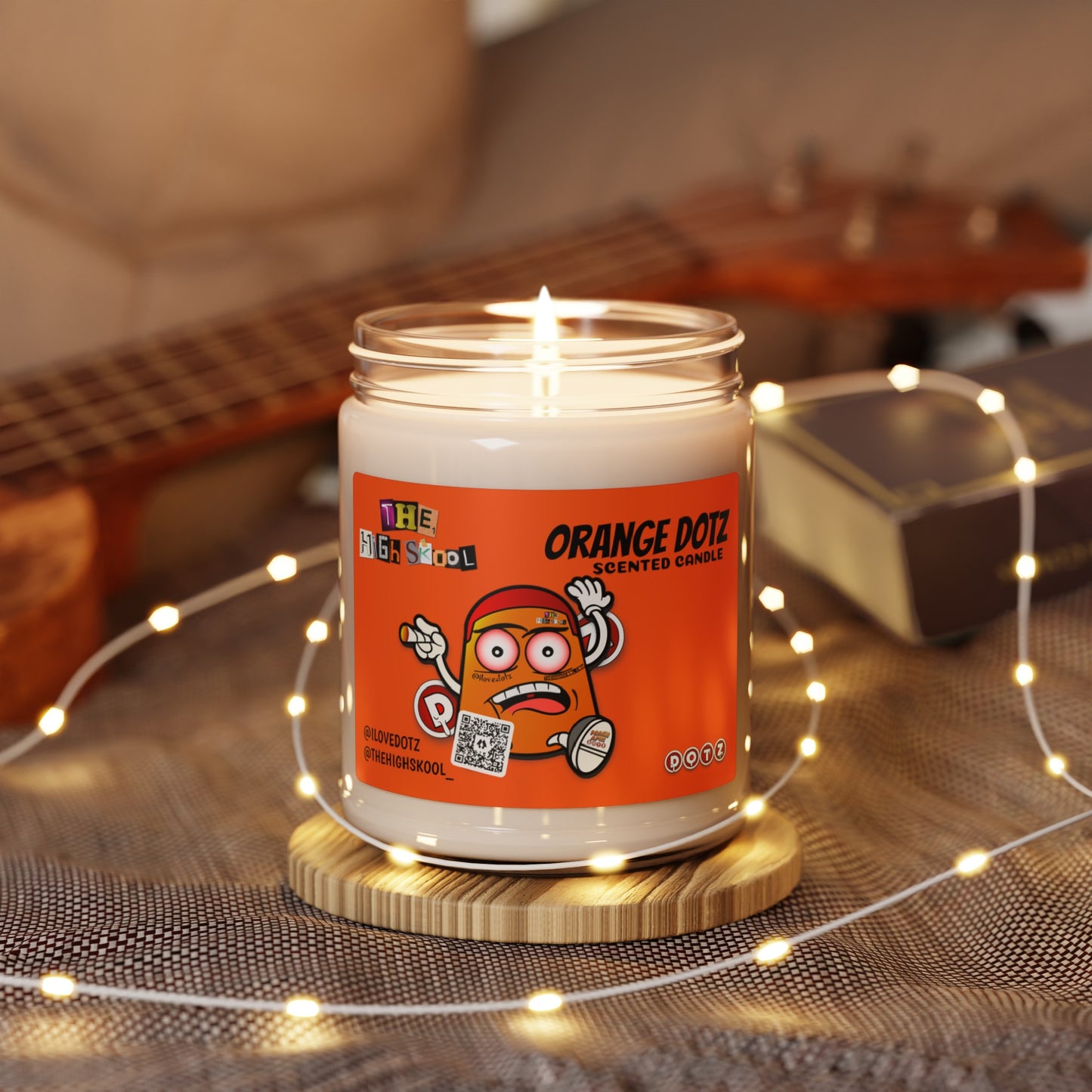 Orange DOTZ Scented Soy Candle, 9oz