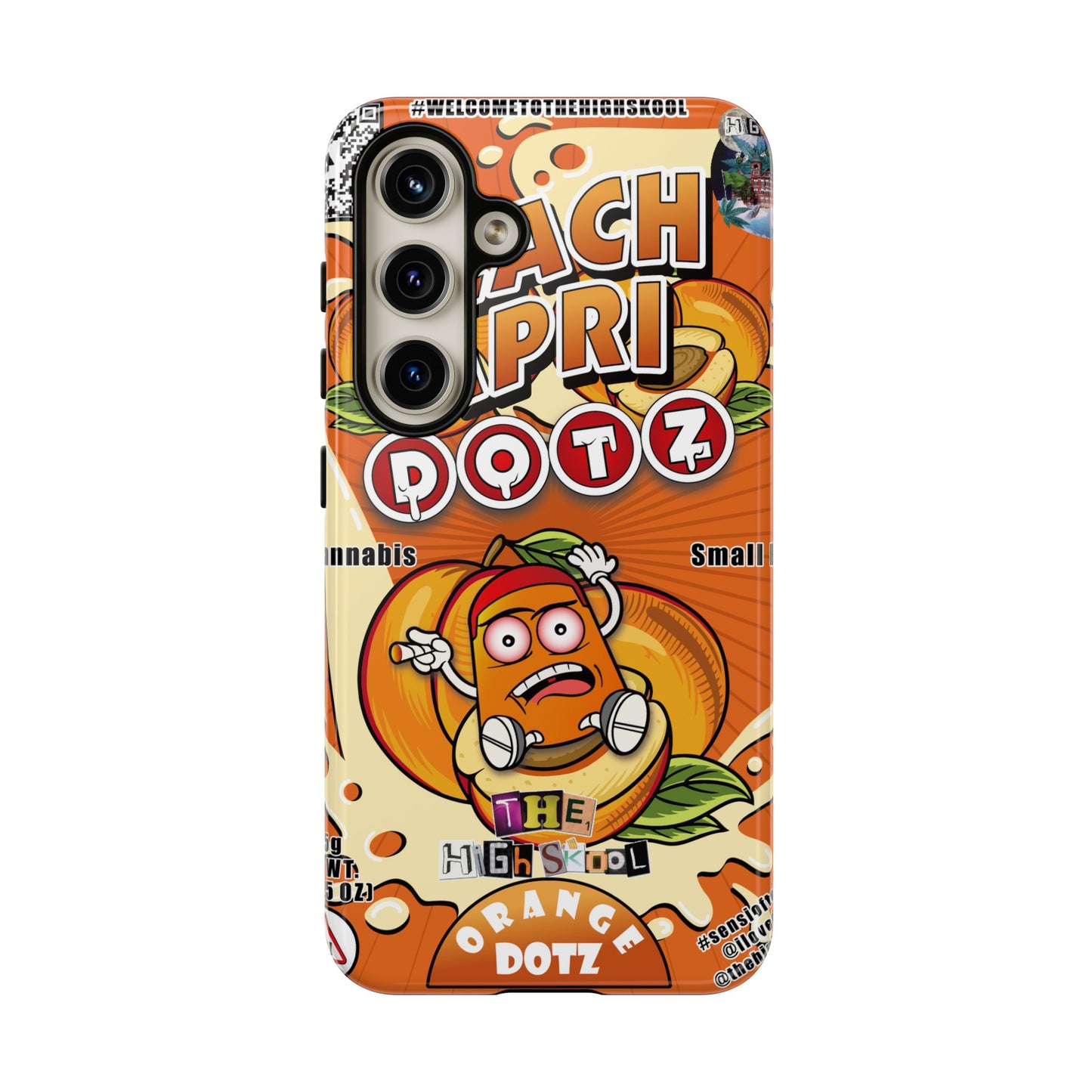 Orange DOTZ Tough Cases