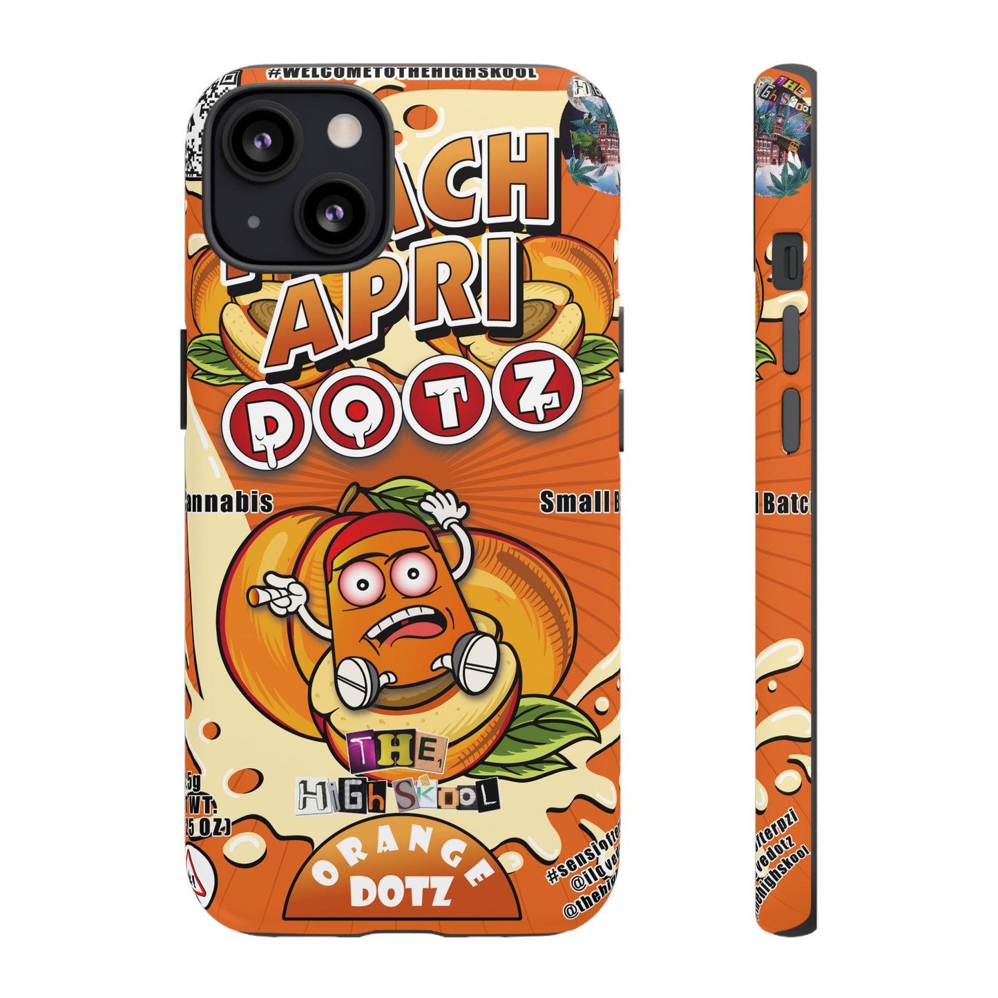 Orange DOTZ Tough Cases