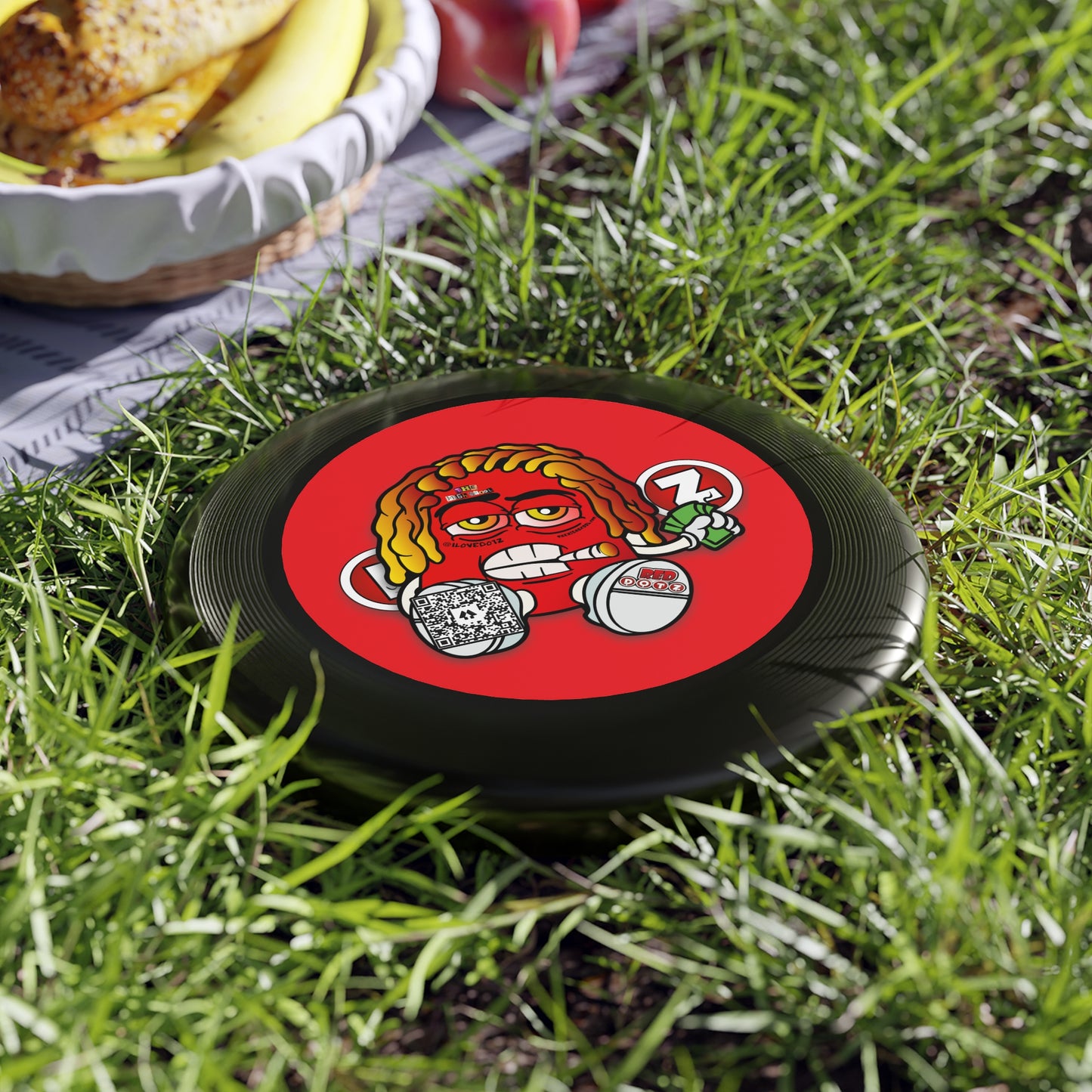 Red DOTZ Wham-O Frisbee