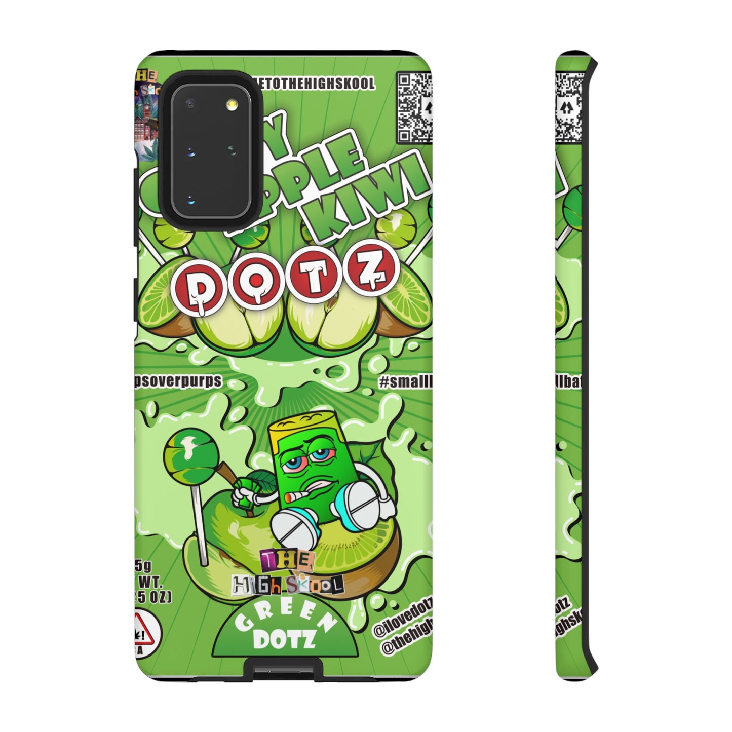 Green DOTZ Tough Cases