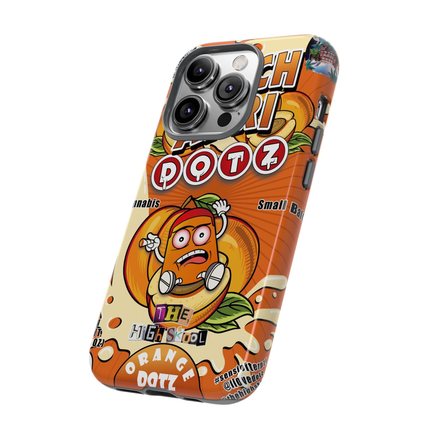 Orange DOTZ Tough Cases