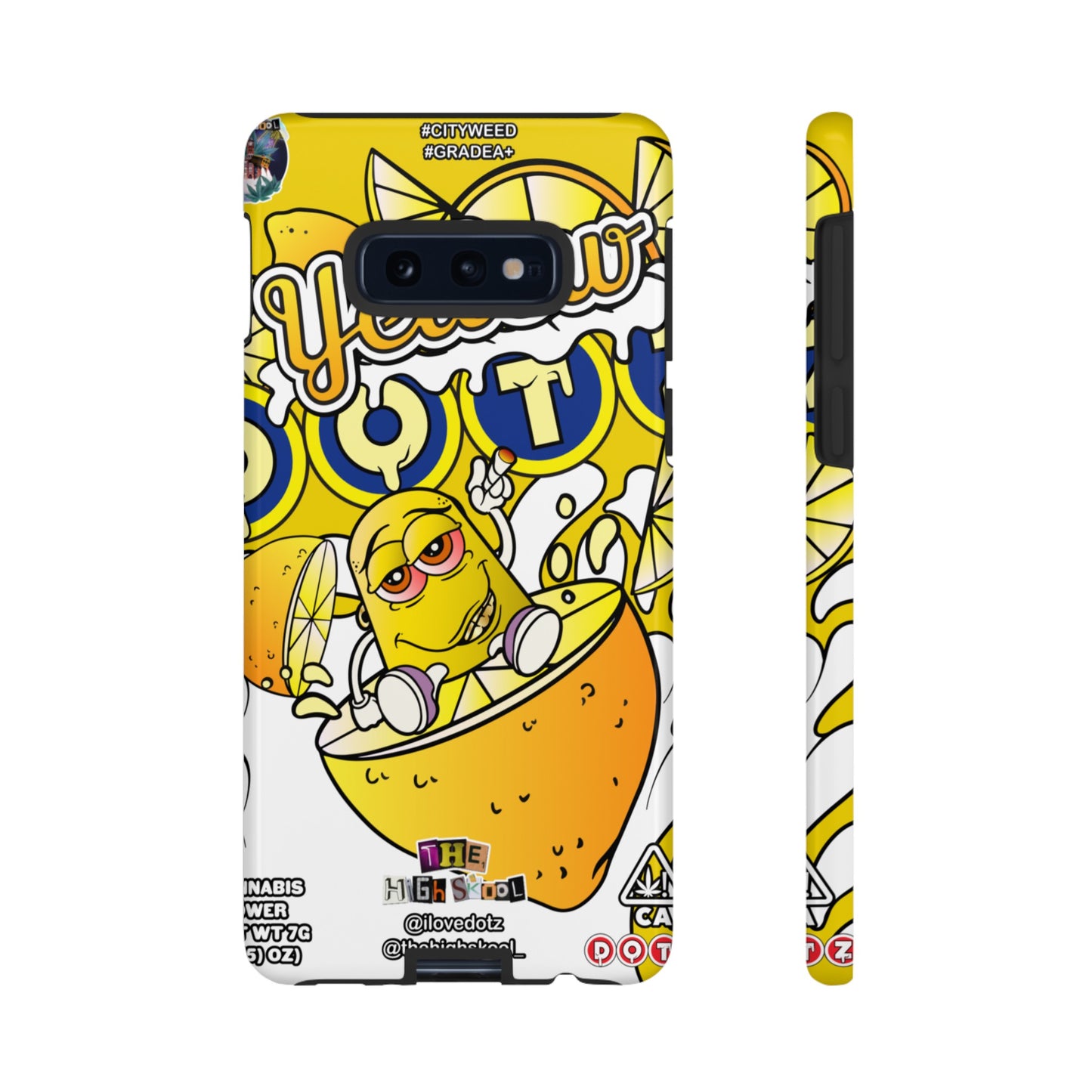 Yellow DOTZ Tough Cases