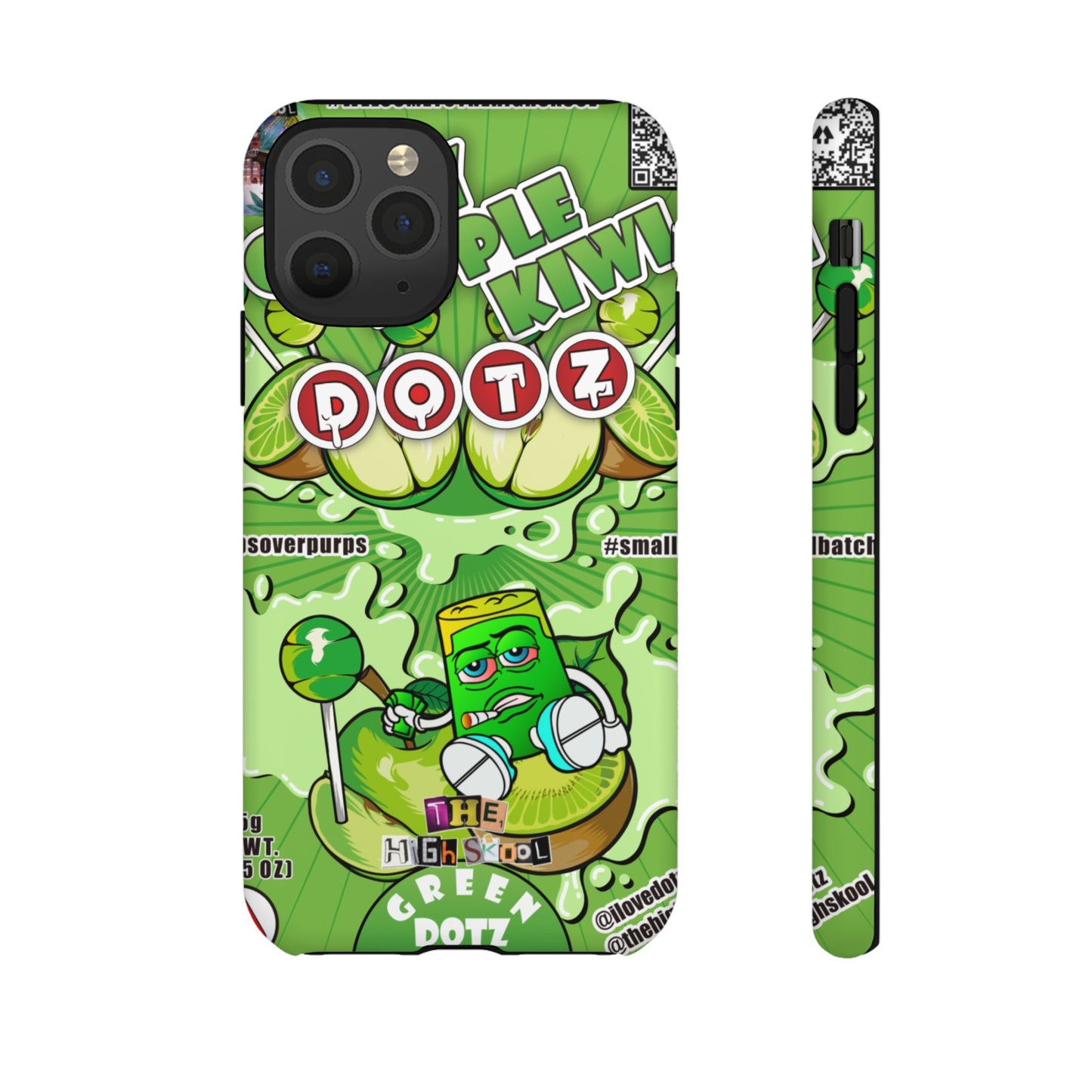 Green DOTZ Tough Cases