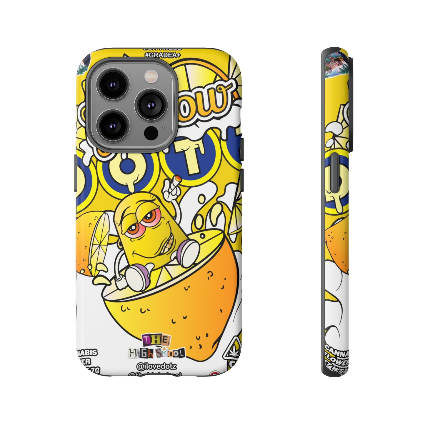 Yellow DOTZ Tough Cases