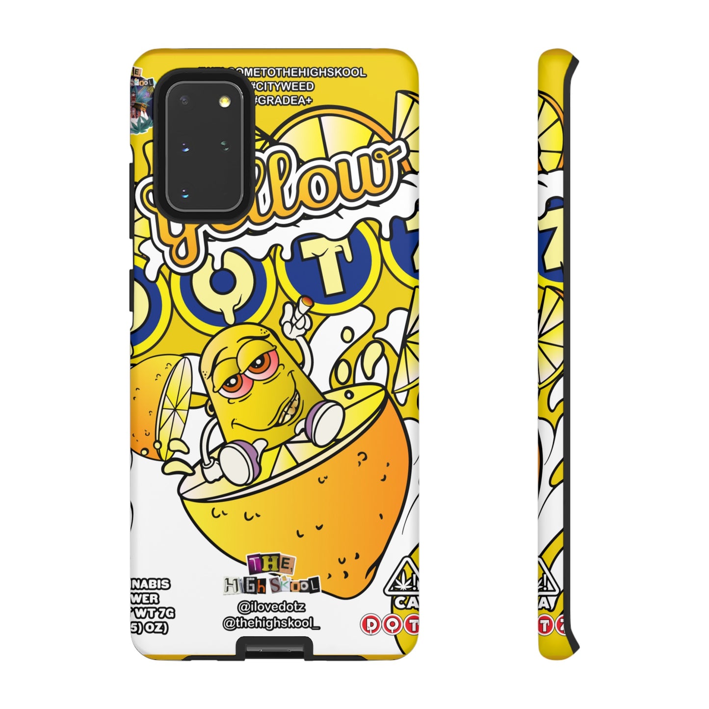 Yellow DOTZ Tough Cases