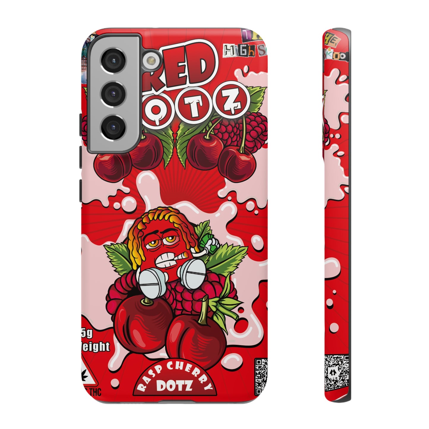 Red DOTZ Tough Cases