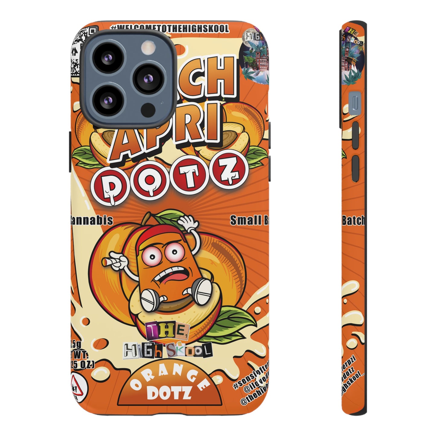 Orange DOTZ Tough Cases