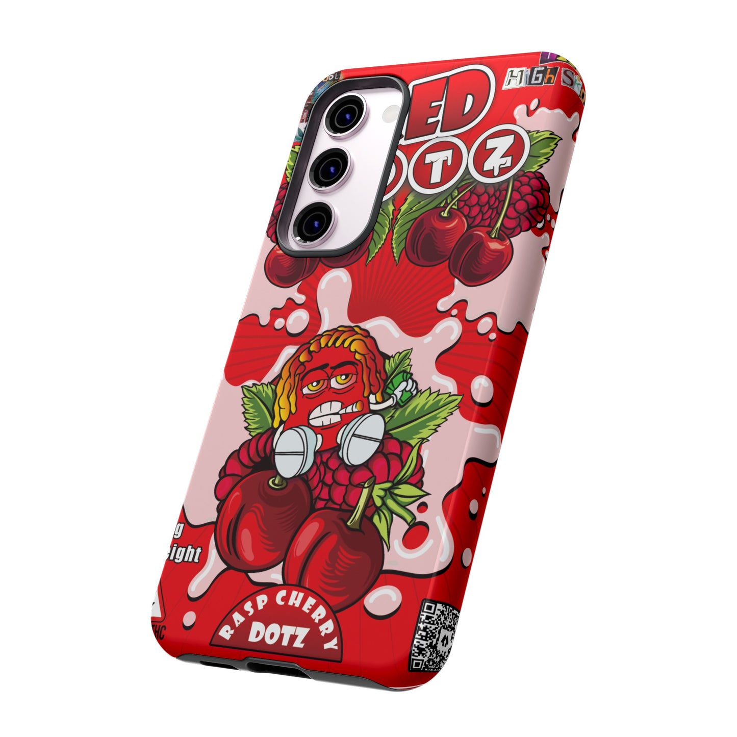 Red DOTZ Tough Cases