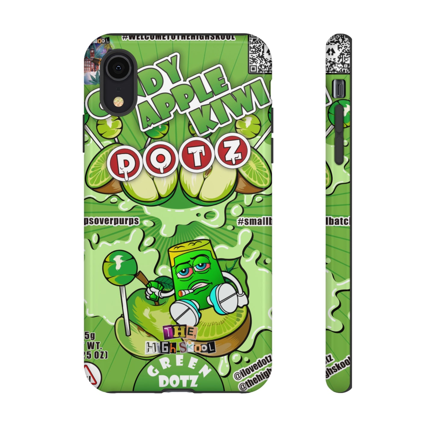 Green DOTZ Tough Cases