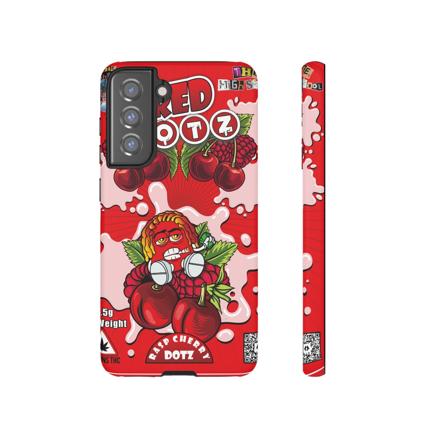 Red DOTZ Tough Cases