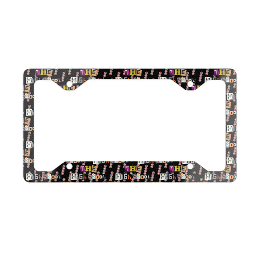 The High Skool/DOTZ Metal License Plate Frame