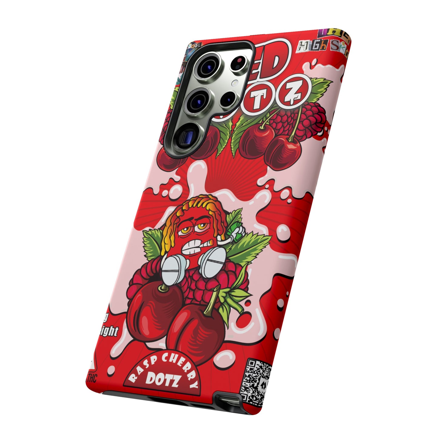 Red DOTZ Tough Cases