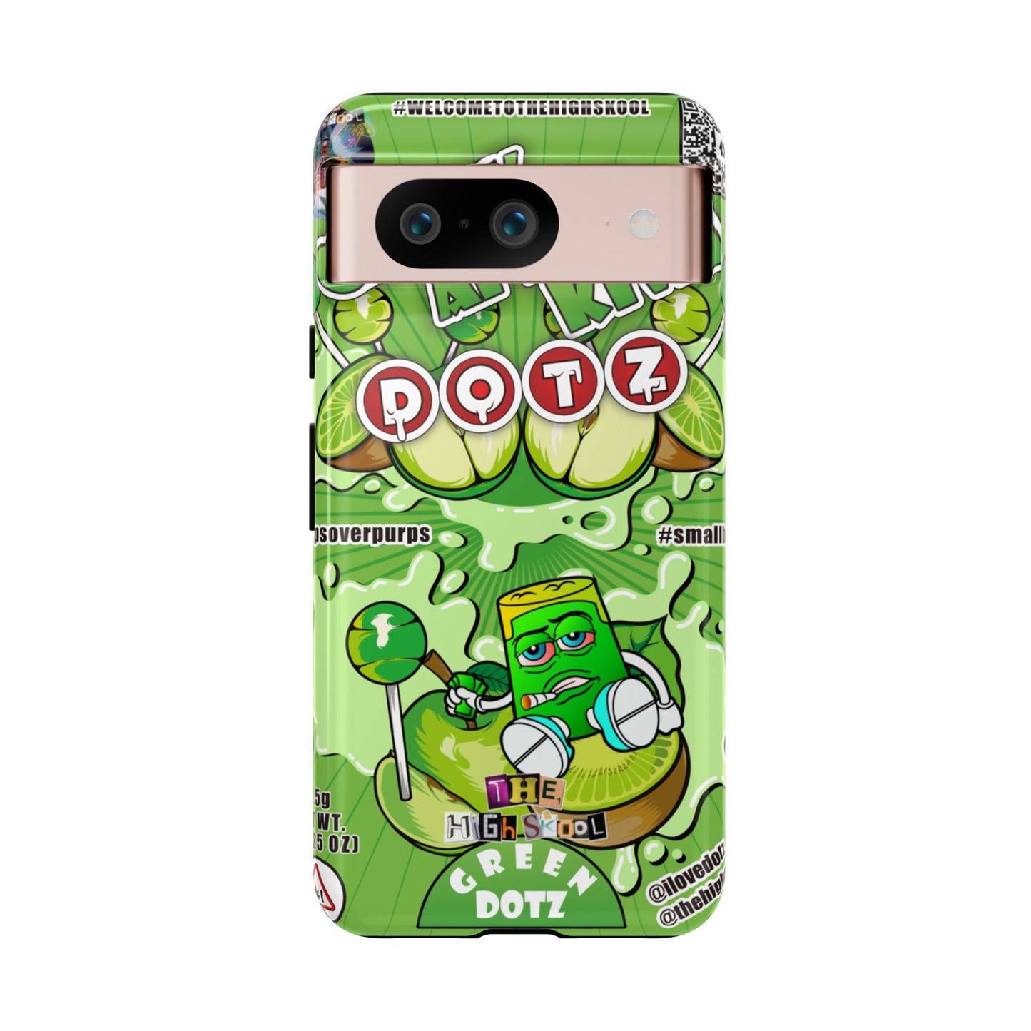 Green DOTZ Tough Cases