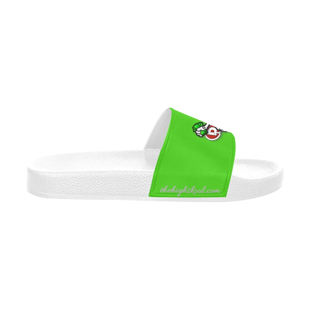 Green DOTZ Women's Slide Sandals