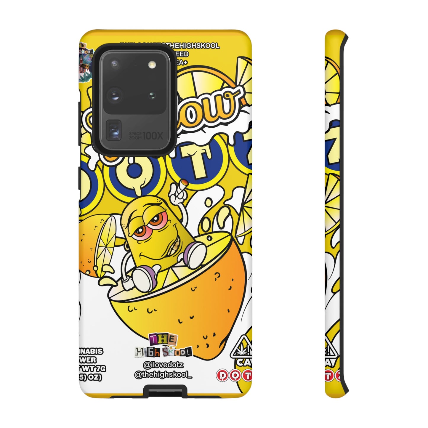 Yellow DOTZ Tough Cases