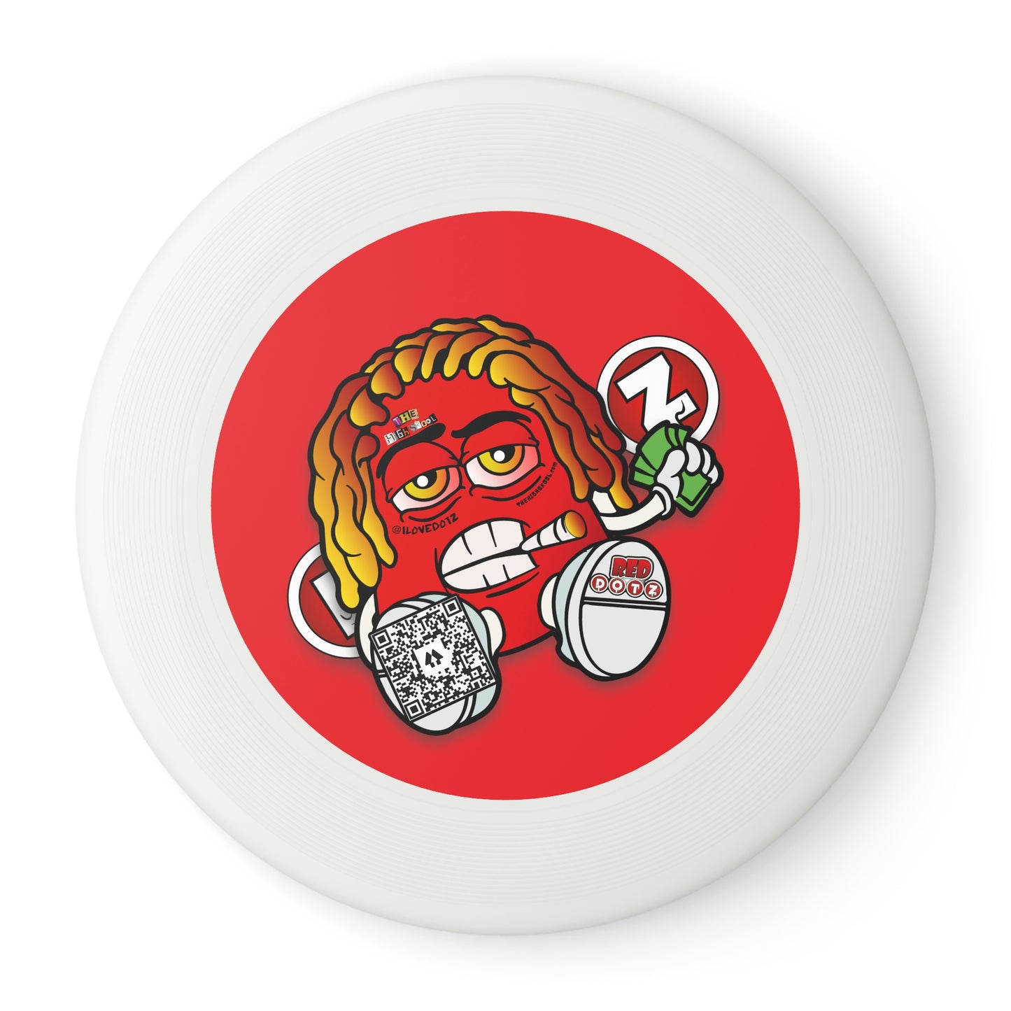 Red DOTZ Wham-O Frisbee