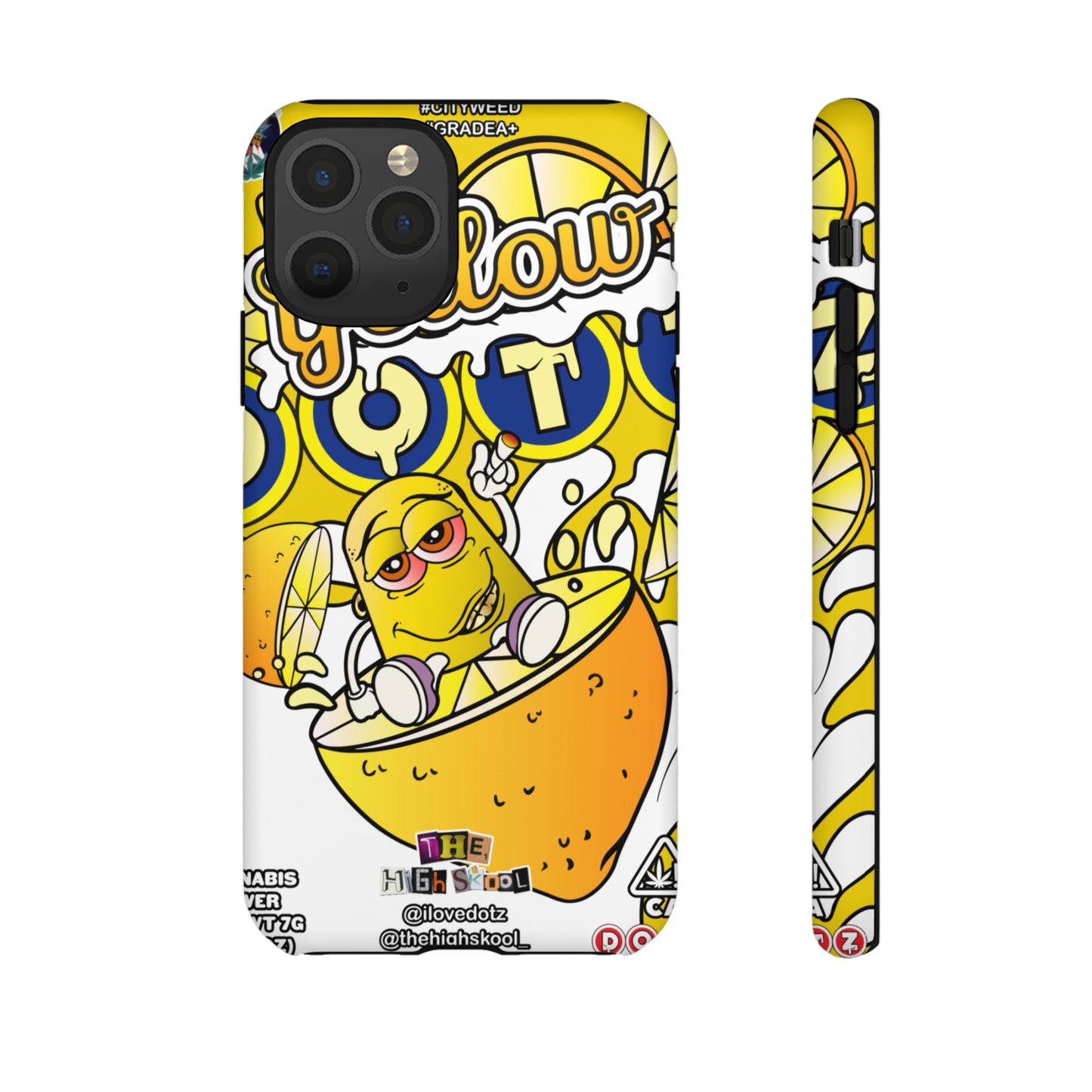 Yellow DOTZ Tough Cases