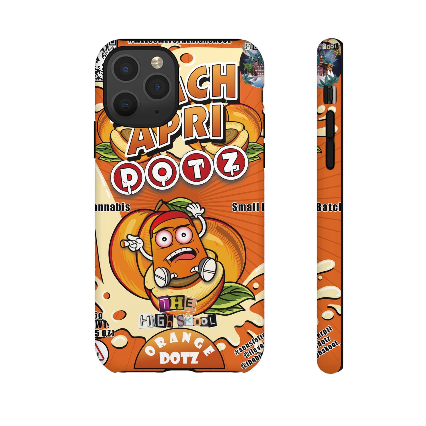 Orange DOTZ Tough Cases