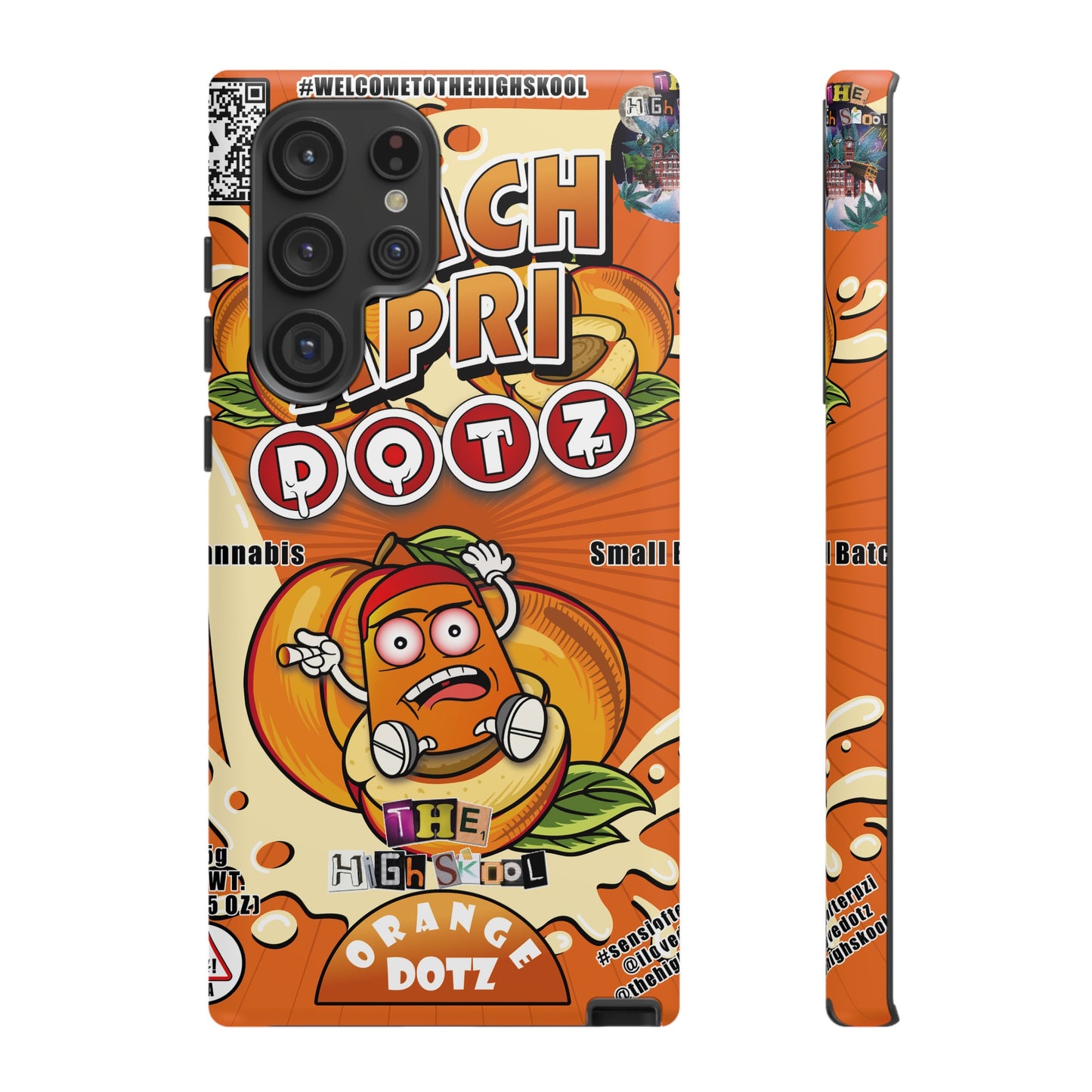 Orange DOTZ Tough Cases