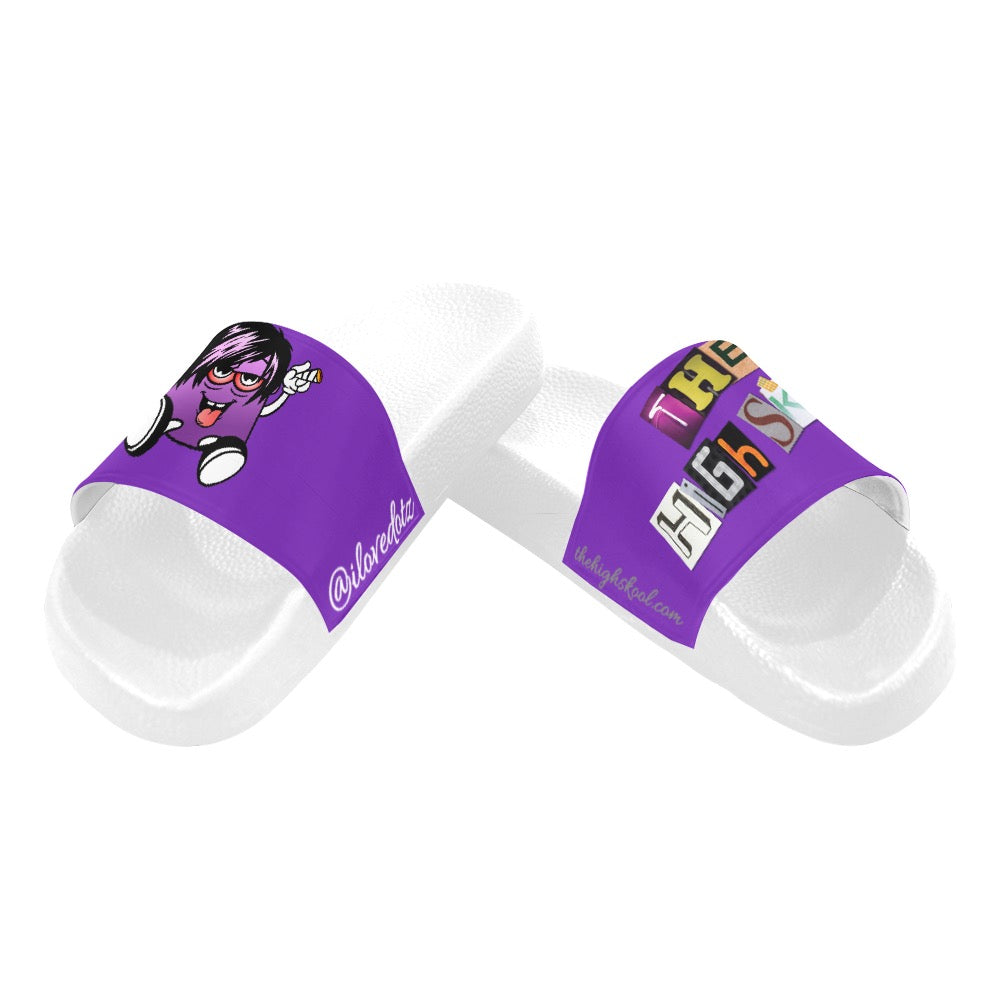 Purple DOTZ Women's Slide Sandals