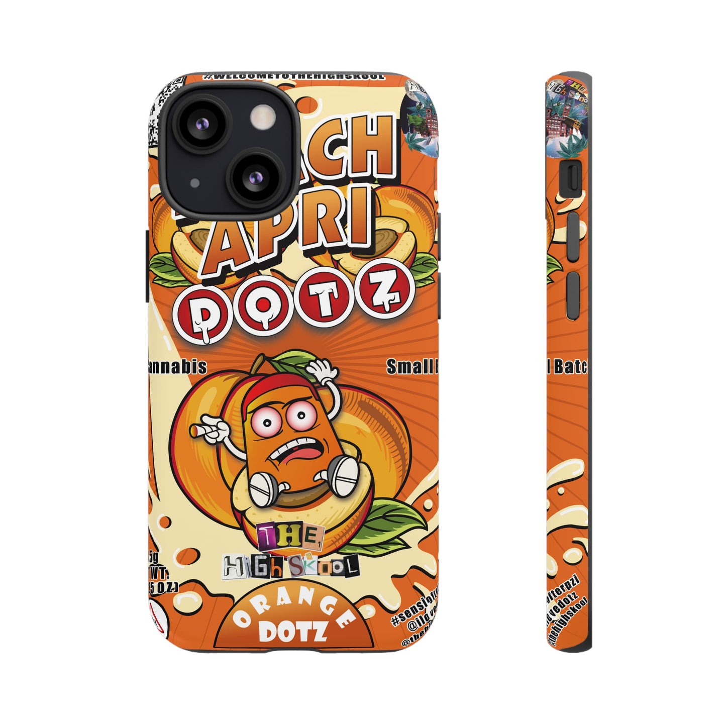 Orange DOTZ Tough Cases