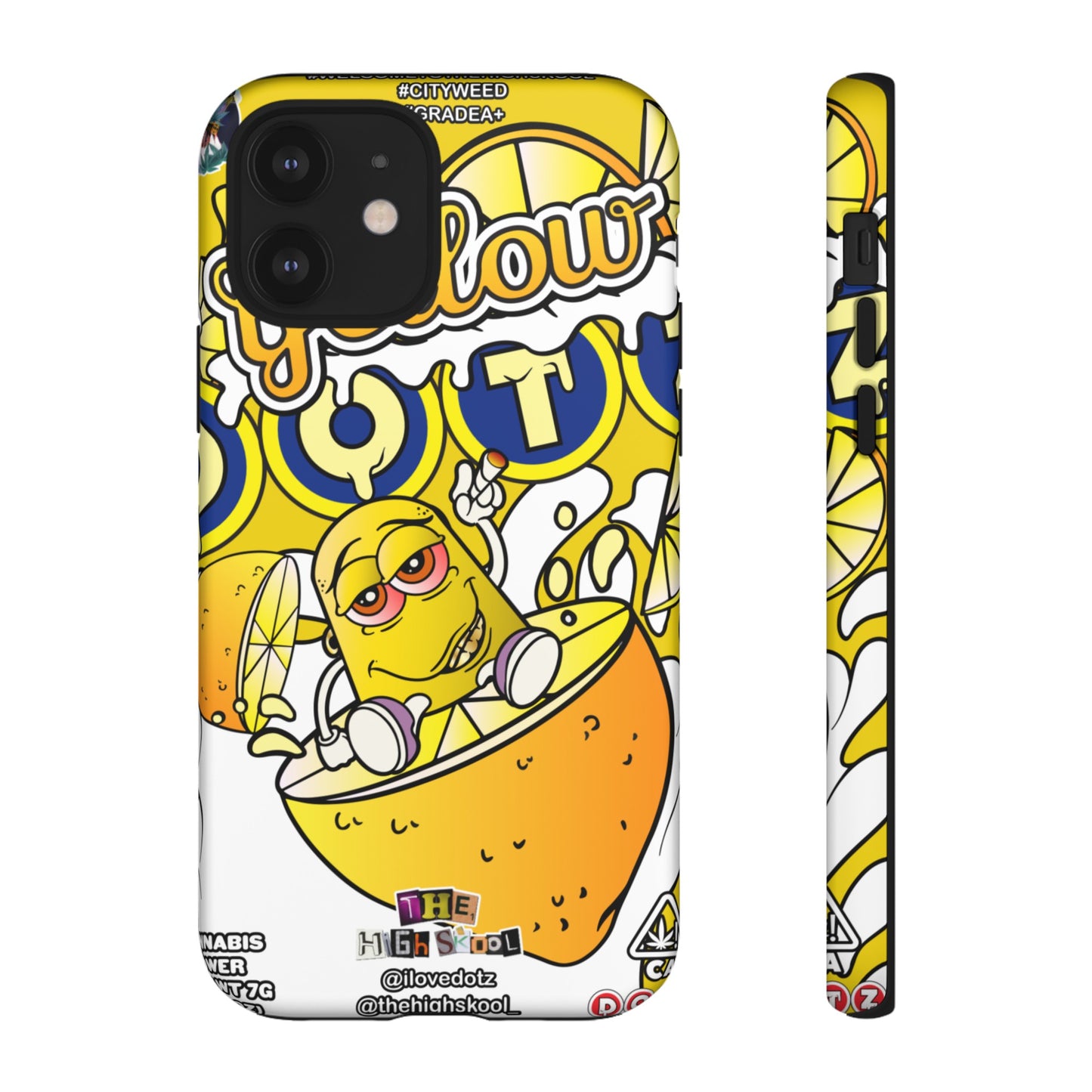 Yellow DOTZ Tough Cases