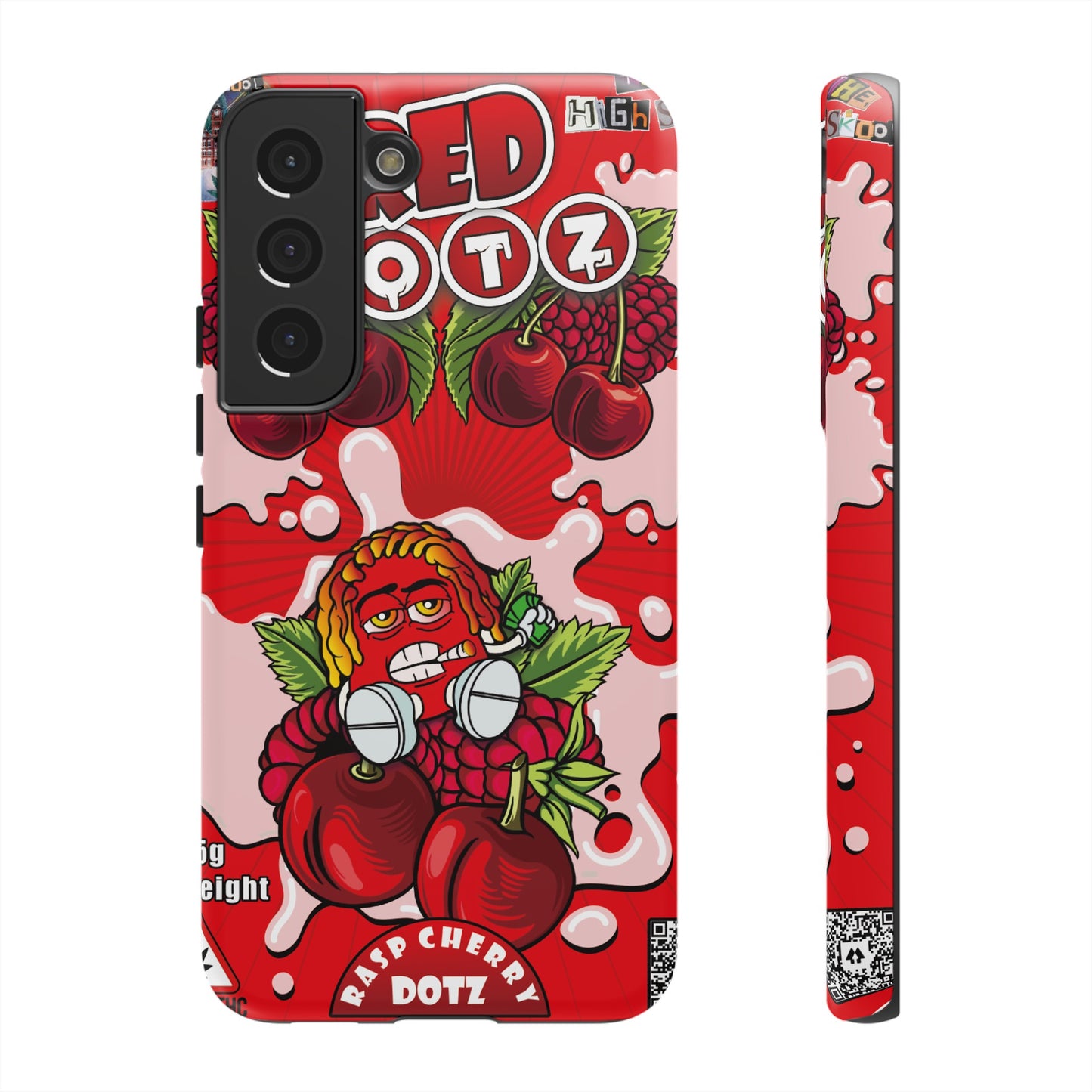 Red DOTZ Tough Cases