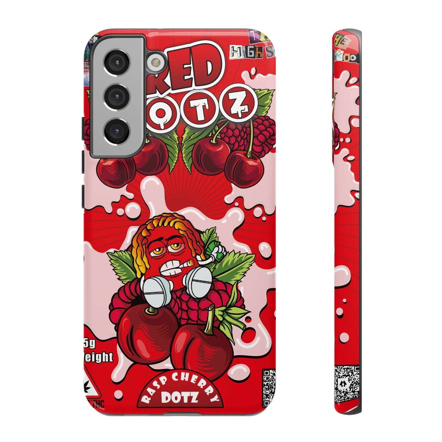 Red DOTZ Tough Cases