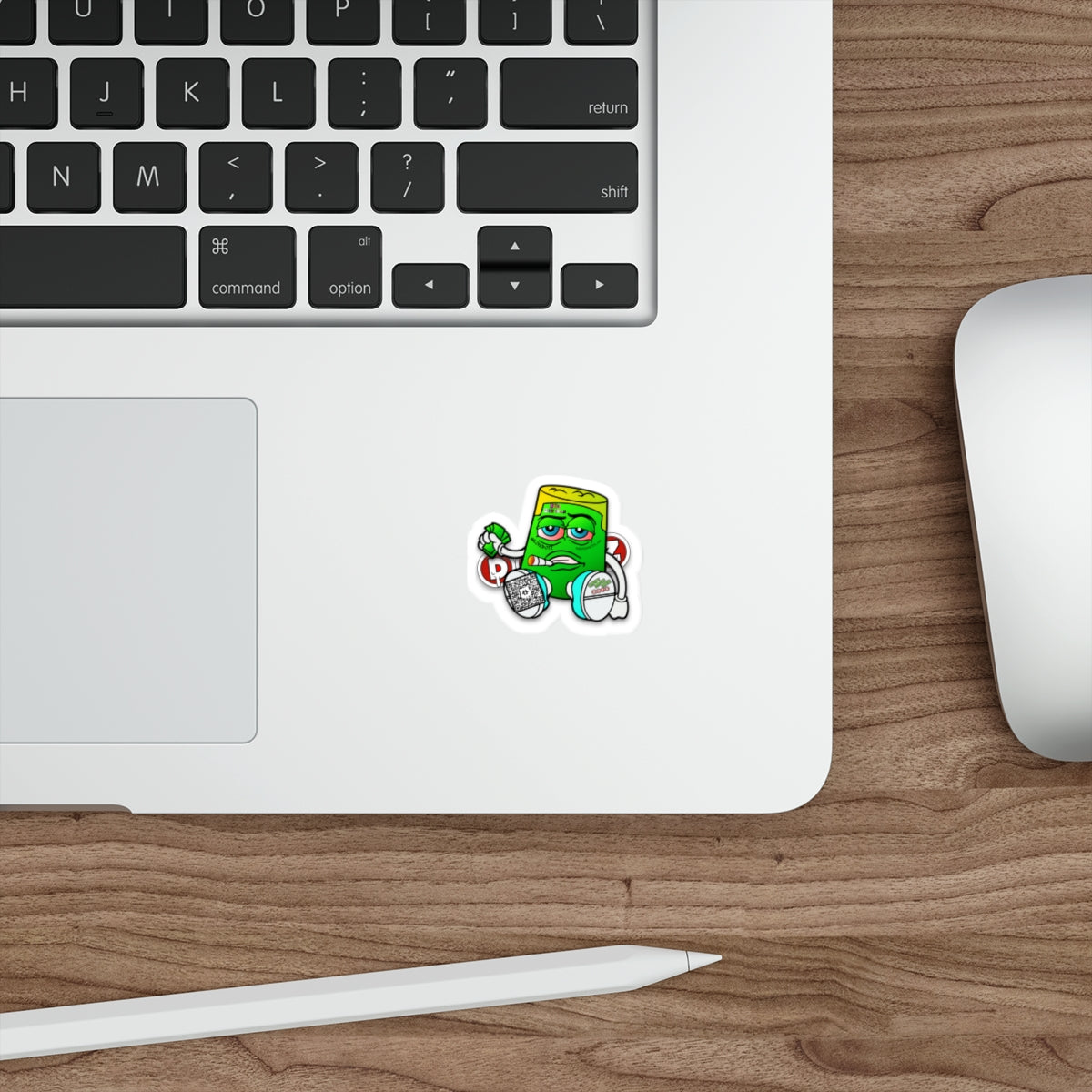 Green DOTZ Die-Cut Stickers