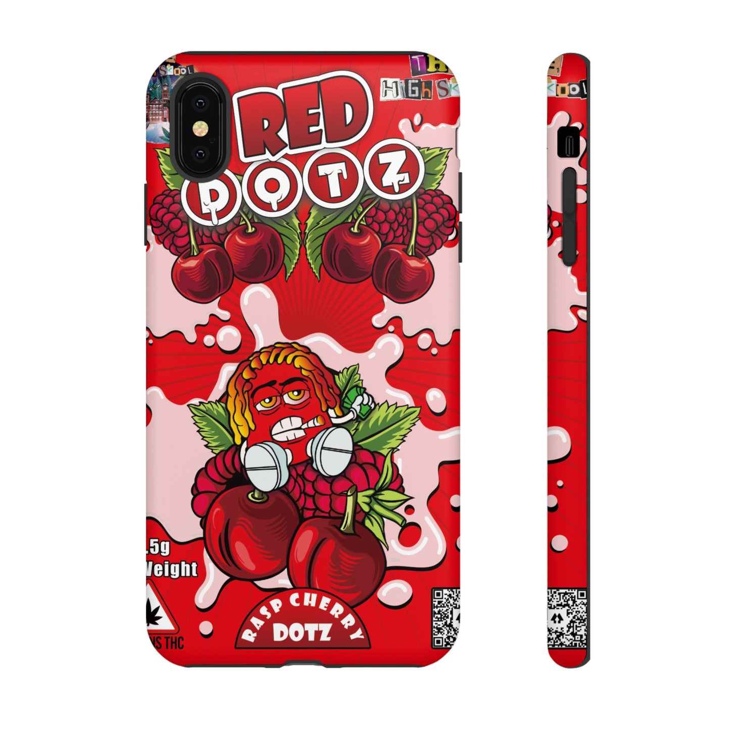 Red DOTZ Tough Cases