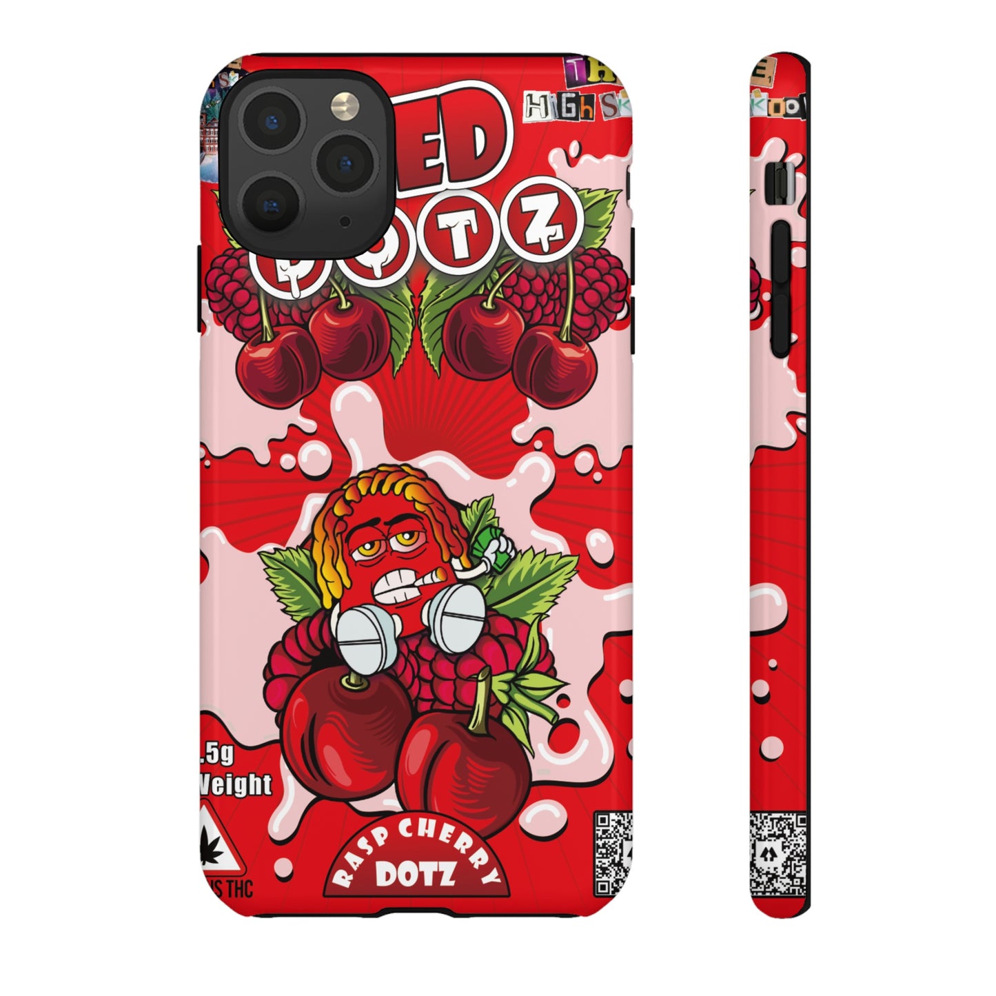 Red DOTZ Tough Cases