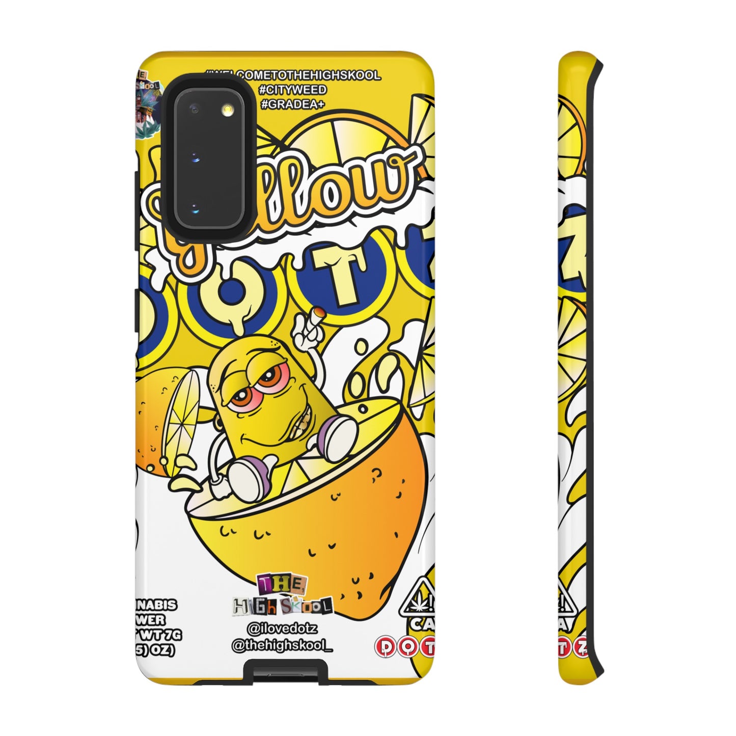 Yellow DOTZ Tough Cases