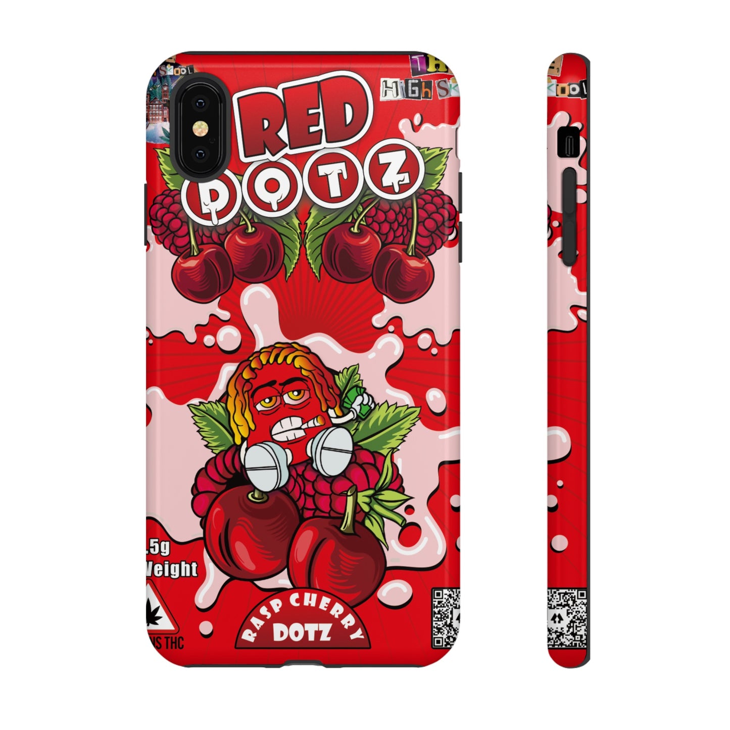 Red DOTZ Tough Cases