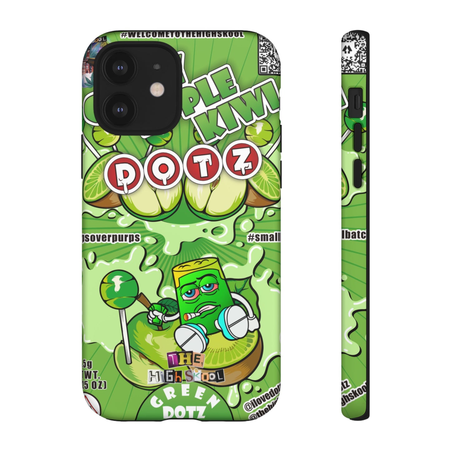 Green DOTZ Tough Cases