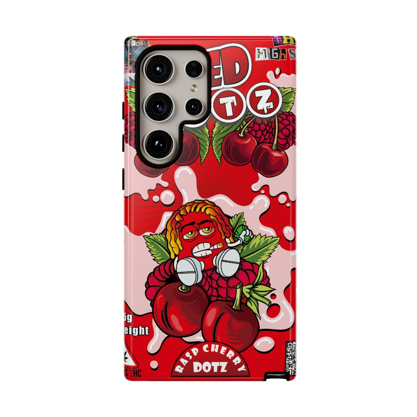 Red DOTZ Tough Cases