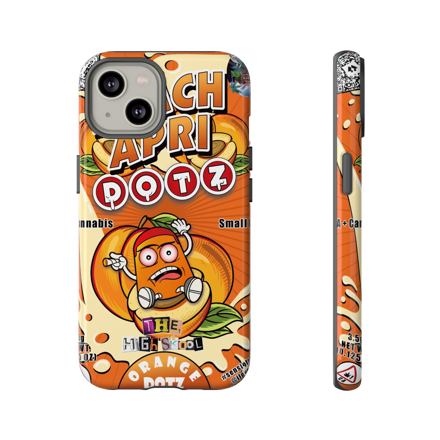 Orange DOTZ Tough Cases