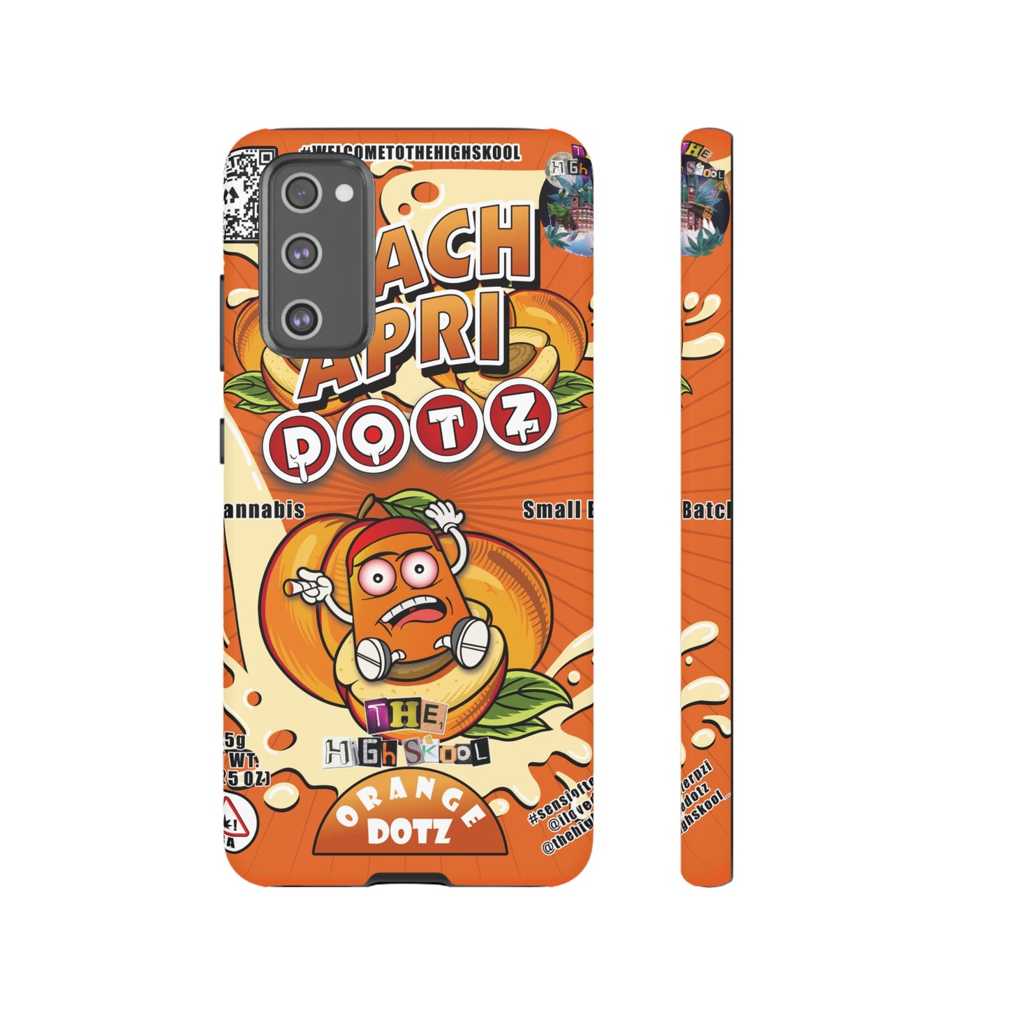 Orange DOTZ Tough Cases