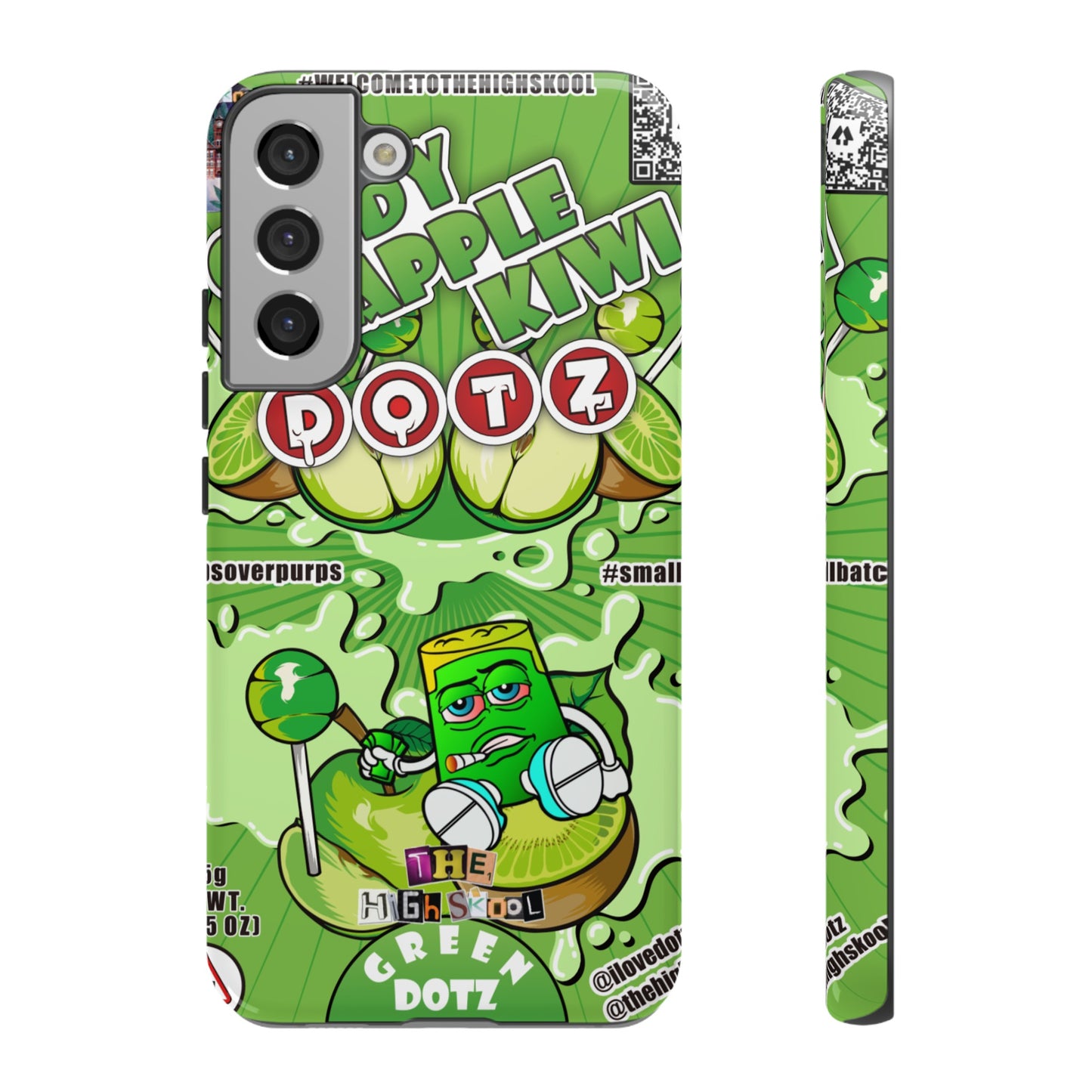 Green DOTZ Tough Cases