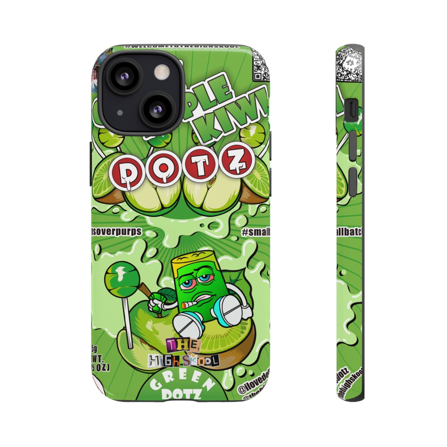 Green DOTZ Tough Cases